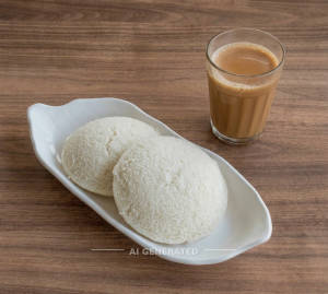 Chennai Idli [2 Pieces] + Tea