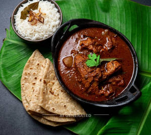 Fish Curry Meals + Chapathi(2 Piece)