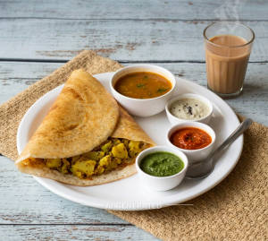 Masala Dosa + Tea