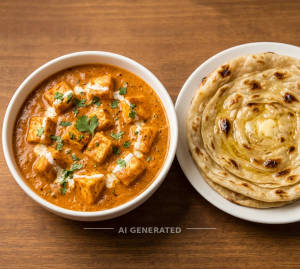 Paneer Butter Masala + Maharaja Butter Roti (1 piece)