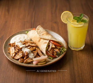 Shawarma + Lemon Juice