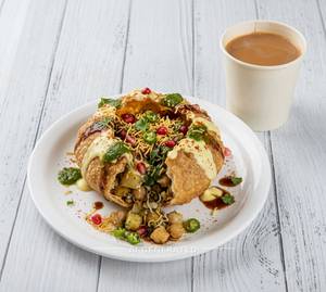 Raj Kachori + Paper Cup Chai