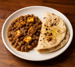 Chole Paneer + Tawa Butter Roti (2 pieces)