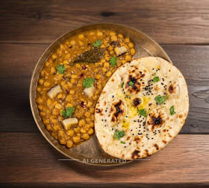 Cholar Dal + Butter Naan (1 piece)