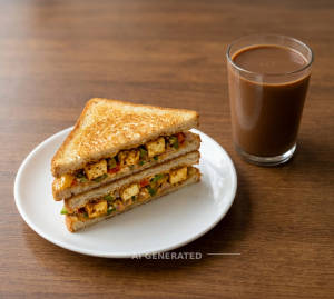 Paneer Special Sandwich + Plain Cold Coffee