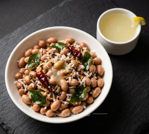 Verkadalai Sundal Peanut + Lemon Juice
