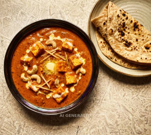 Paneer Butter Masala + Tawa Roti (2 pieces)