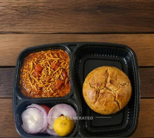 Sev Tamatar + Plain Bati (1 Piece)