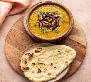 Punjabi Dal Tadka + Plain Naan (1 piece)
