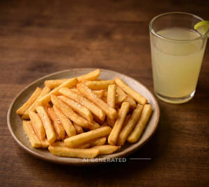 French Fries (Salted) + Lemon Juice