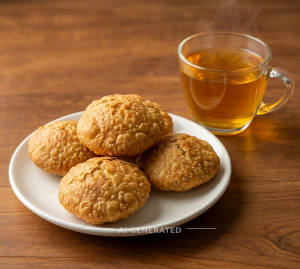 Kachori + Golden Tea