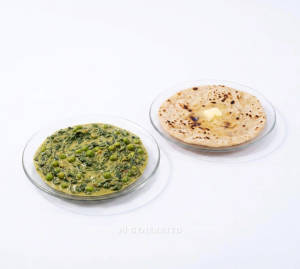 Methi Matar + Roti Tawa Butter (1 piece)