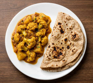 Special Fulkopi Sabji + Tandoori Roti (1 Piece)