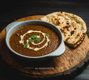 Dal Makhani + Tandoori Roti (1 Piece)