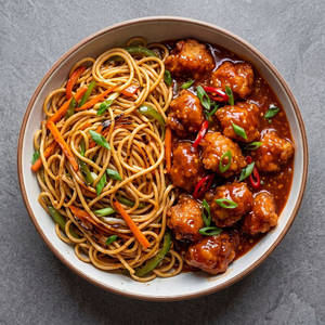 Street Wok Chicken Manchurian Noodle Bowl