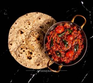 Tomato Fry + Chapathi (1 Piece)