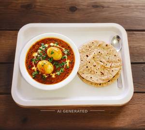 Egg Curry (2 Pcs) + Chapathi (2 Pieces)