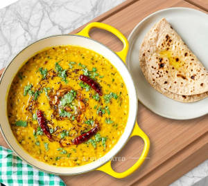 Tadka special + Roti (2 pieces)