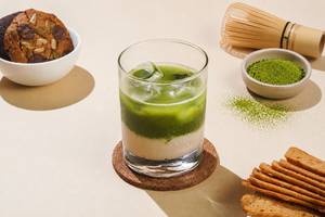 Iced Jaggery Oatmilk Matcha