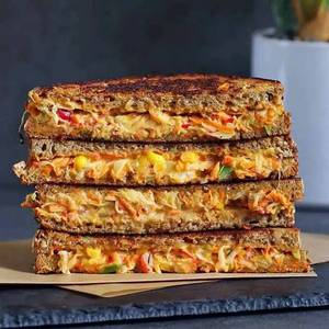 Cheese chutney butter sandwich
