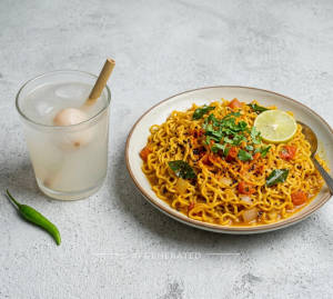 Punjabi Tadka Maggi + Cold Drink