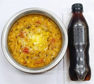 Dal Fry (Seasonal In Amul Butter) + Cold Drink [250 Ml]