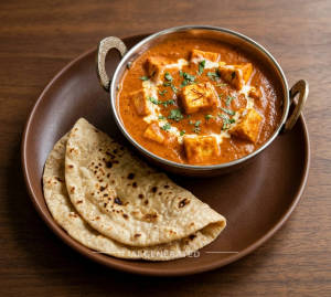 Shahi Paneer + Tawa Roti (2 pieces)