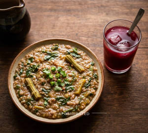 Ganji Oota + Kokum Juice