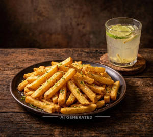 Jumbo Fries + Ginger Lime