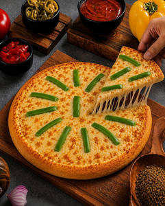 Fresh Capsicum Crunch Pizza