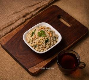 Ghee Upma + Black Tea