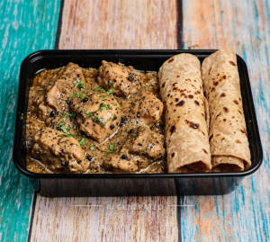 Chicken Kali Mirch + Tawa Roti (2 pieces)