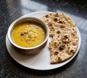 Sada Dal + Tandoori Roti [2 Pc]