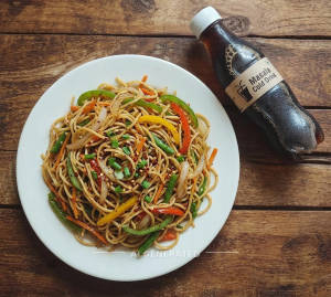 Veg Chowmein + Masala Cold Drink