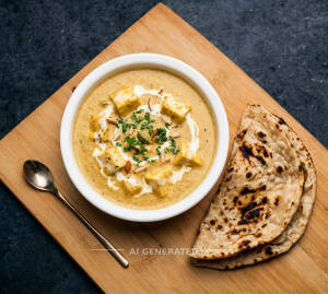 Paneer Korma + Tandoori Roti Plan (2 Pieces)