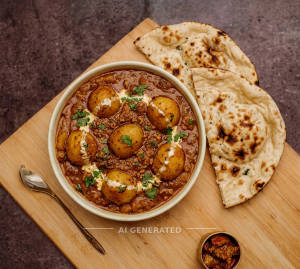 Aloo Dum + Tandoori Roti Plan (2 Pieces)