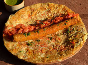 Chicken Kebab Egg Roll