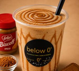 Biscoff chocolate milkshake