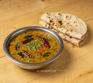 Dal marwadi + Tava plain roti (2 pieces)