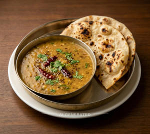 Arhar Dal + Tandoor Roti (2 pieces)