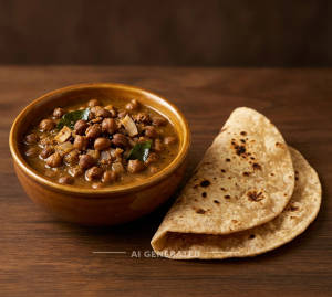 Kadala Curry + Chapati (2 Pieces)
