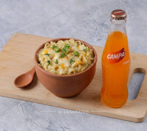 Kulhad Cheese Maggi + Campa(Orange)200Ml