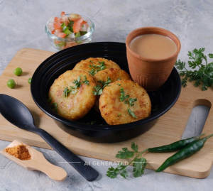 Cheese Patties + Kulhad Chai