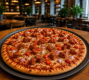 Spicy Schezwan Chicken Pizza