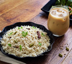 Jeera Rice + Cold Coffe