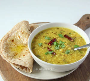 Gujarati Dal 240ml + Roti (2 pieces)