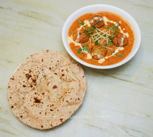Malai Kofta. + Plain Roti (1 Pc)