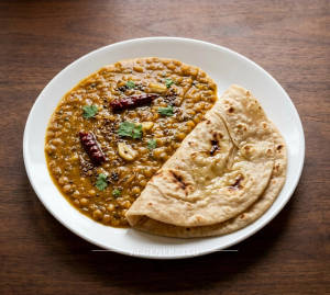 Tadka (1 Plate) + Plain Roti (2 Pieces)