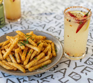 French fries + Spicy lemonade