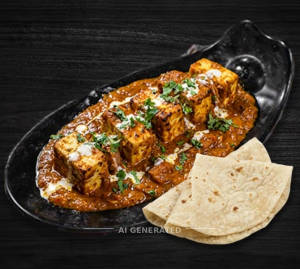 Paneer Masala Tikka + Rumali Roti (2 pieces)